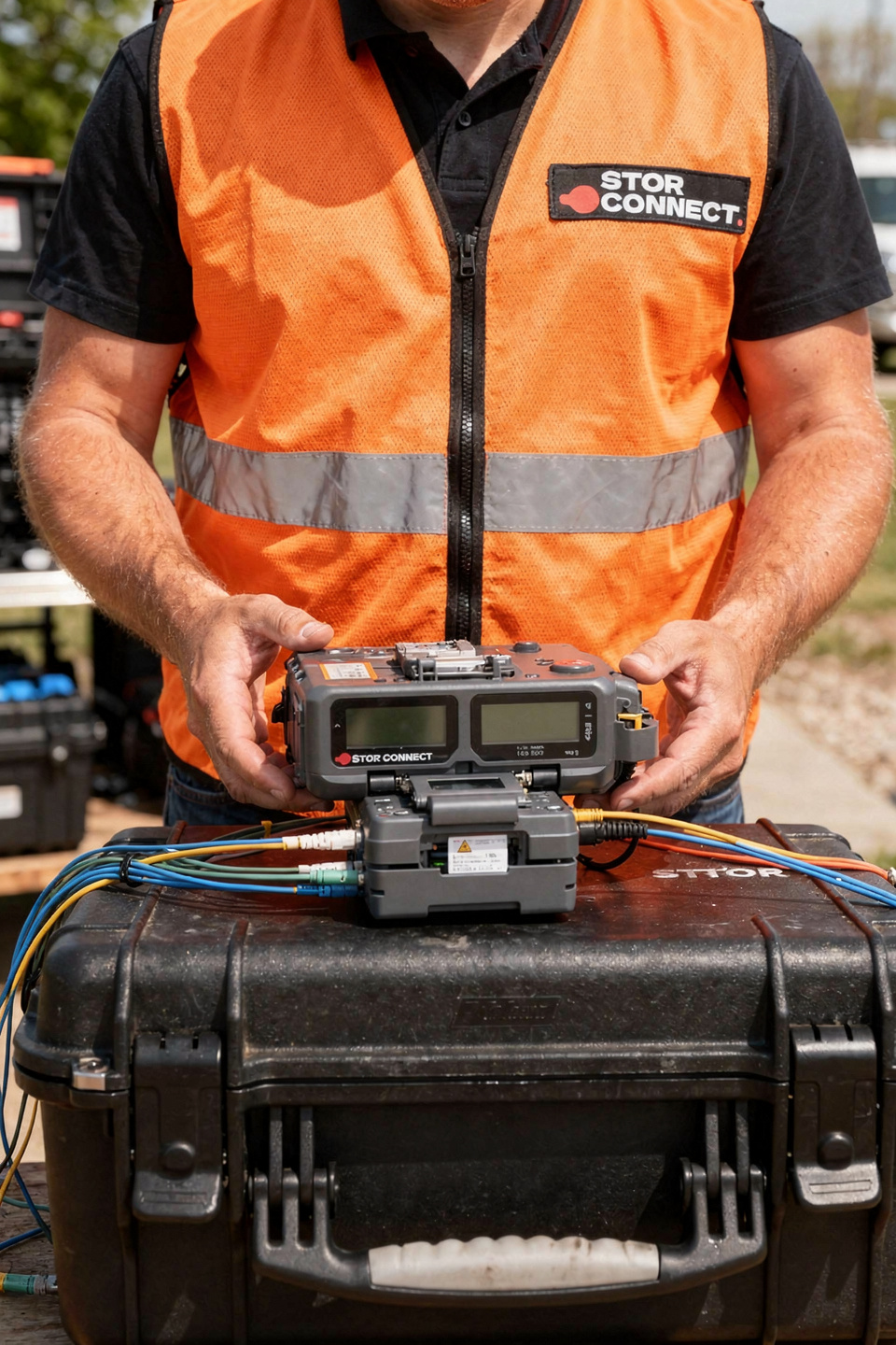 Glasfaser-Prozess STOR Connect